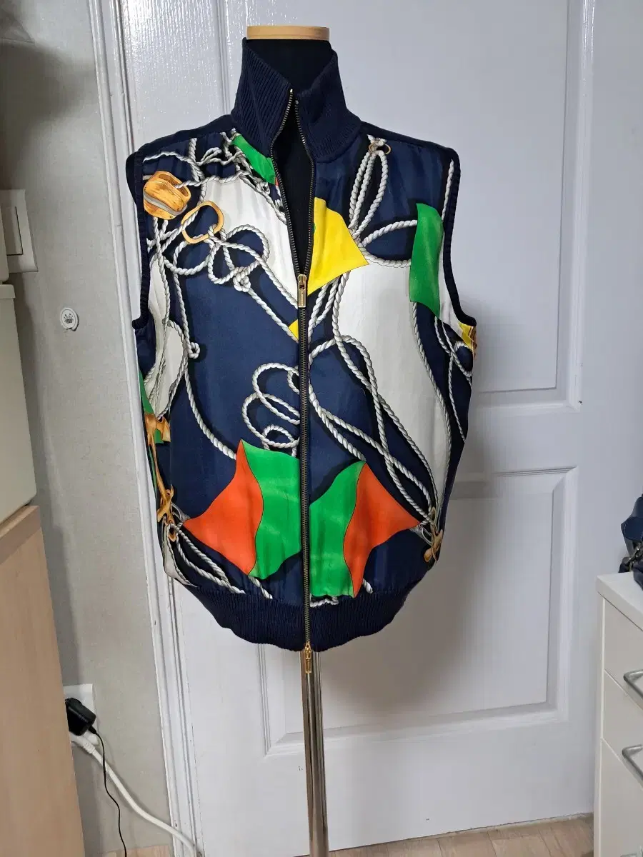 Lauren Ralph Lauren Silk Zip-up Vest 55-66(M)