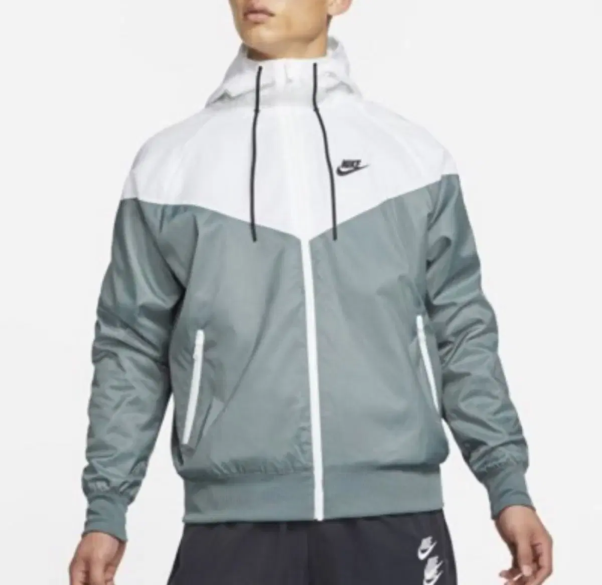 Nike Sportswear Woven Wondrunner Hoodie Jacket Gray