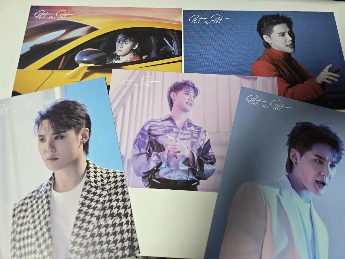 Junsu Xia Xia Junsu pit a pat concert postcard set Md