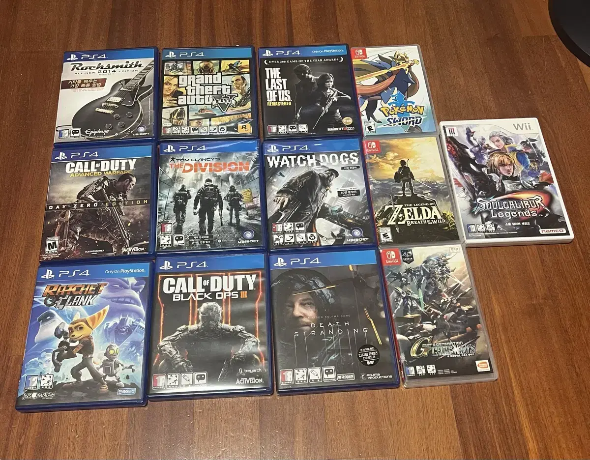 Sell game chips and titles (PS, Nintendo, WII)