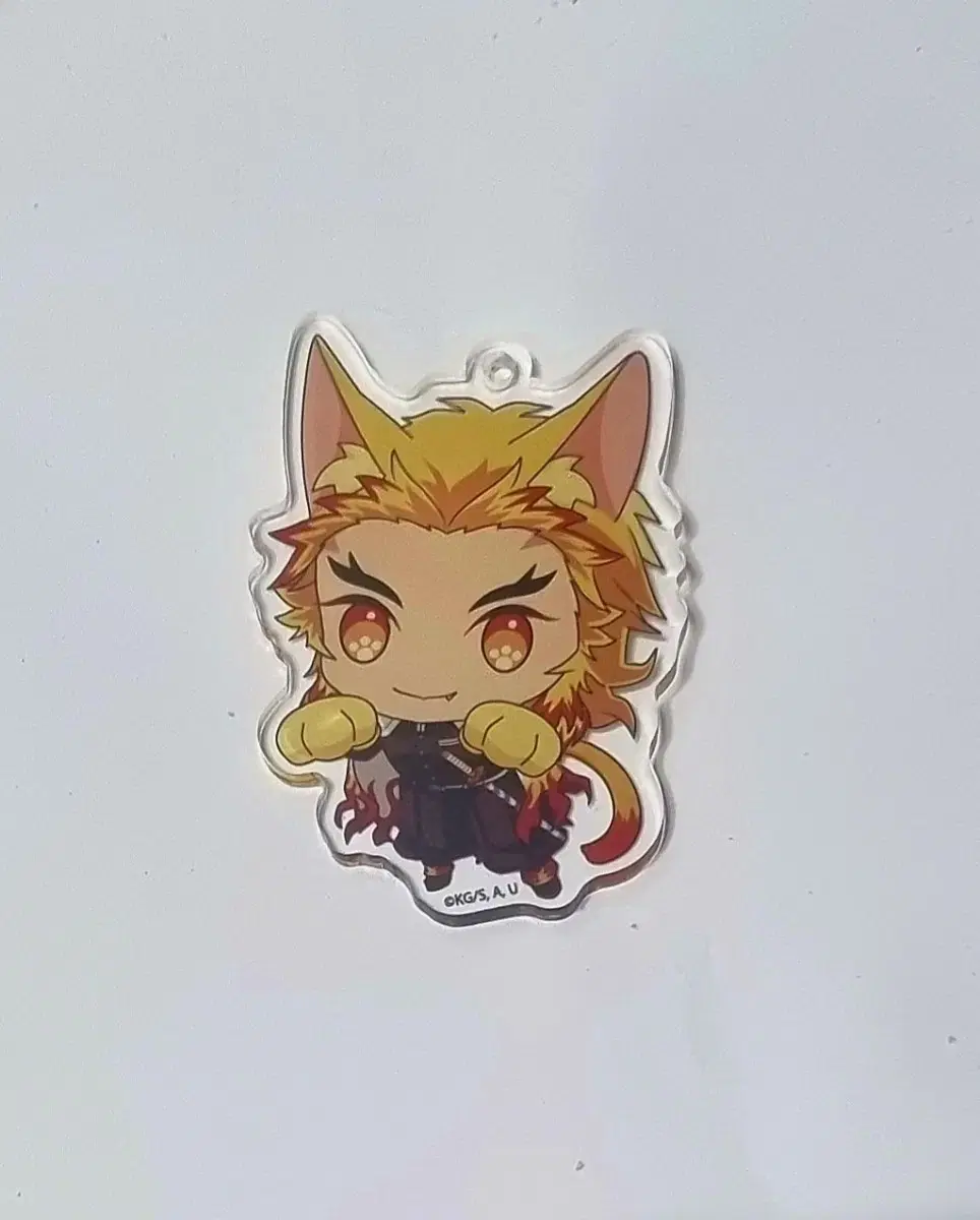 Demon Slayer Nyanforme acrylic keyring Ren Goku Kyoujouro