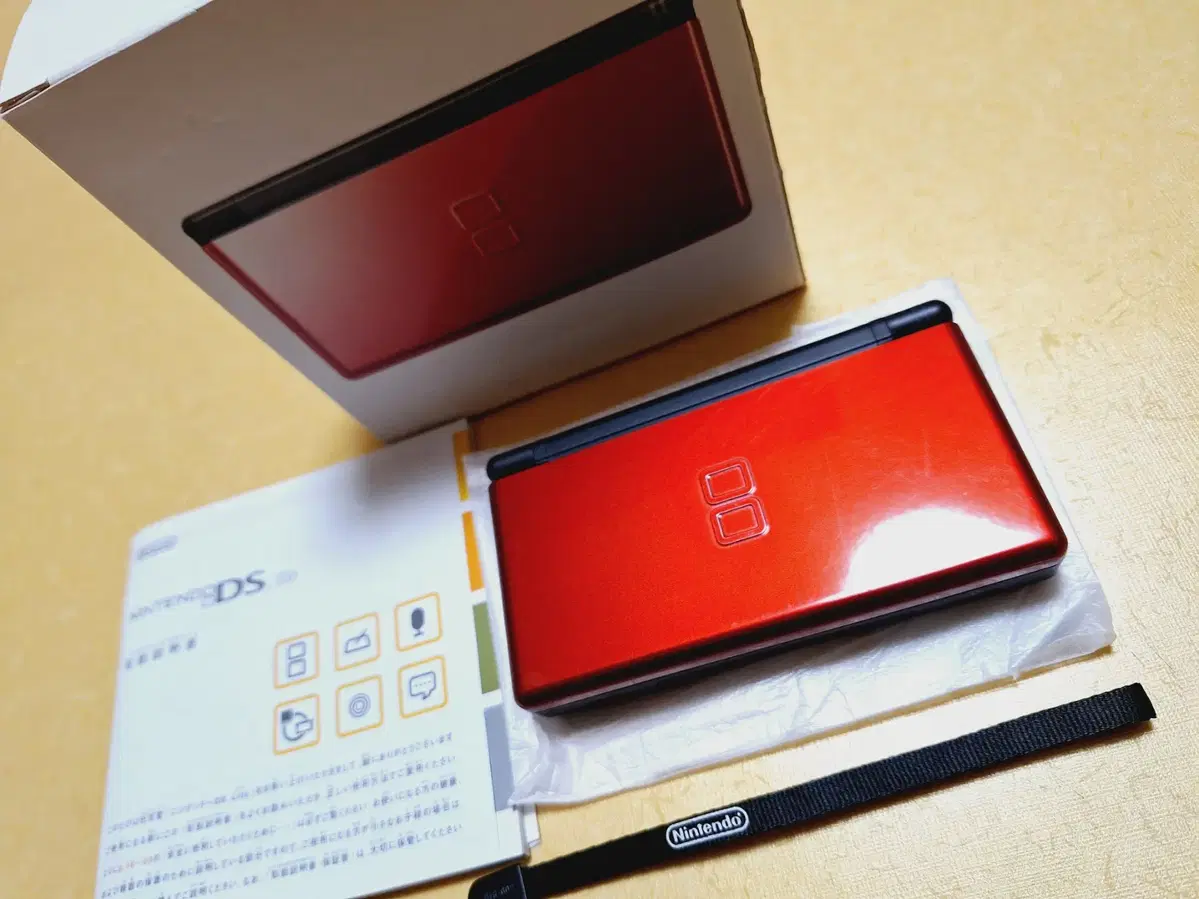 미품급 닌텐도 DS LITE 크림블랙 일본판 박스셋 dslite