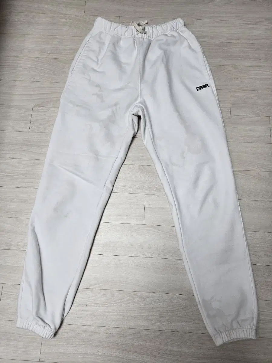 Dumbstruck DBSR Heavyweight Brushed Jogger Pants White Size M