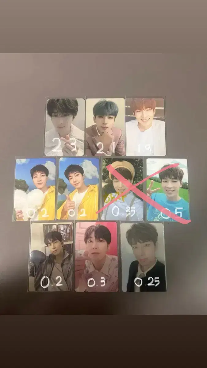 Seventeen wonwoo photocard wts Park Hwa Won Unod YMMD Pople