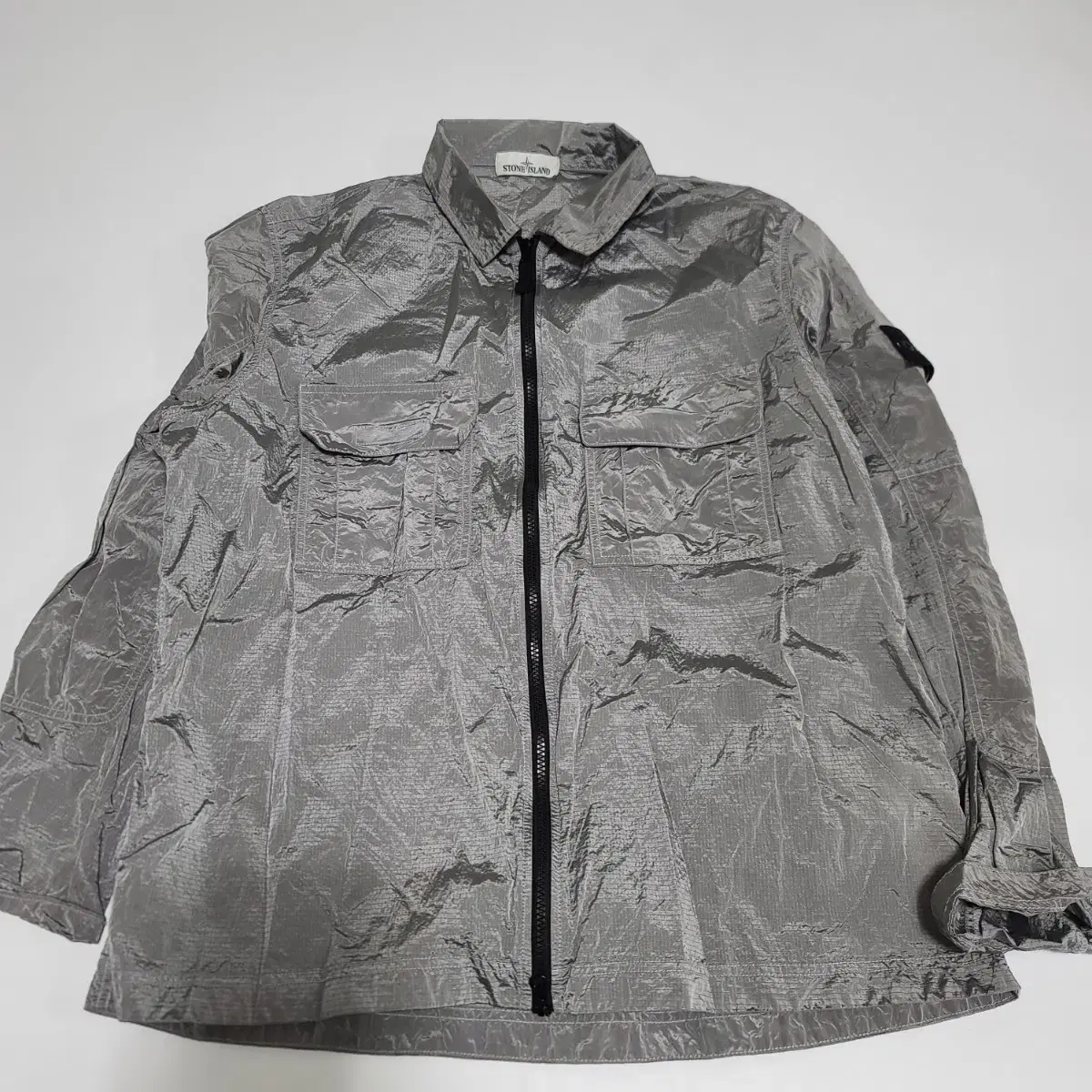 Stone Nylon Metal Overshirt [XXL]