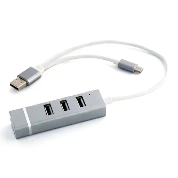 USB or C타입 to USB2.0 4포트 확장 허브 [맥북지원]