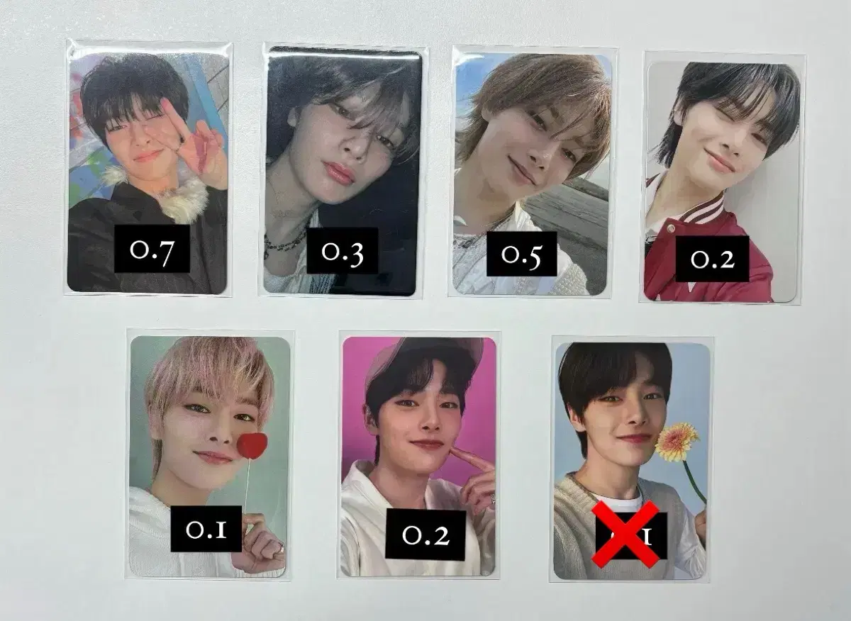 Skz i.n photocard Pacific Ordinary Eight Five Star Unreleased Photocard