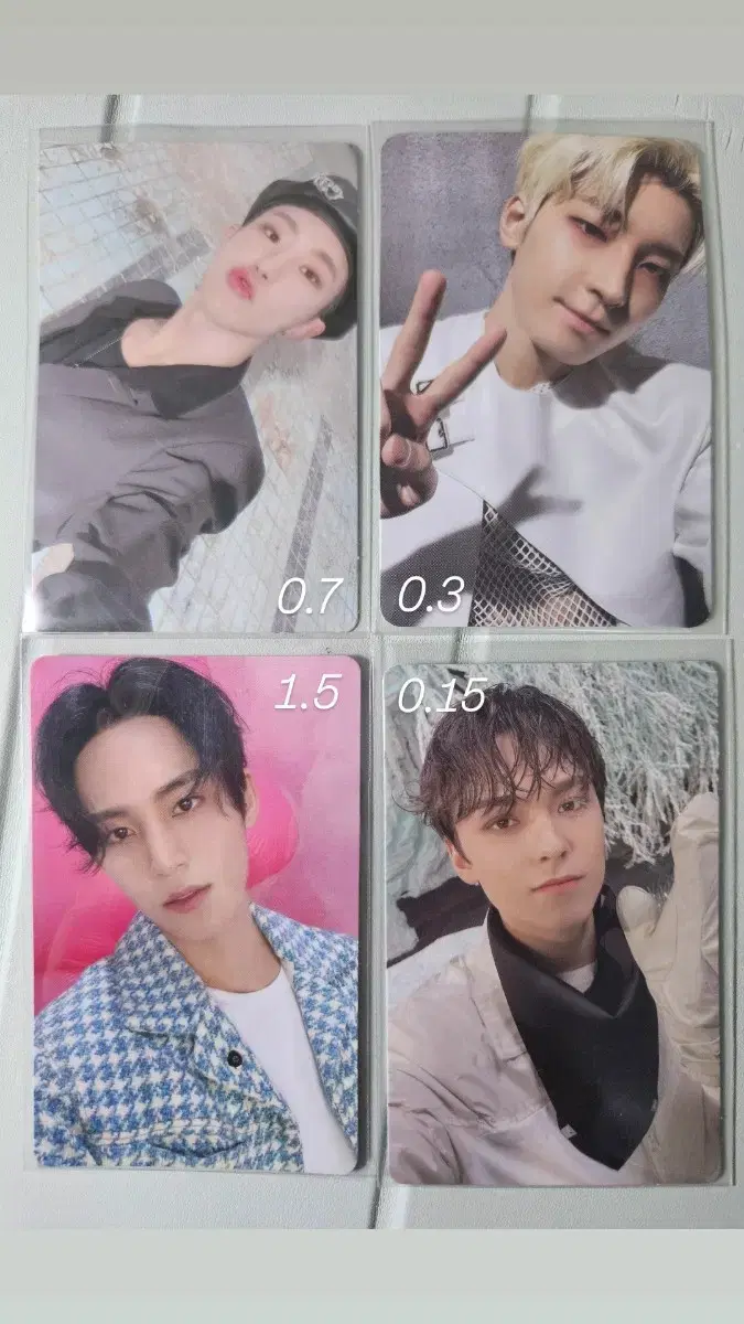 Seventeen hoshi wonwoo mingyu vernon photocard WTS