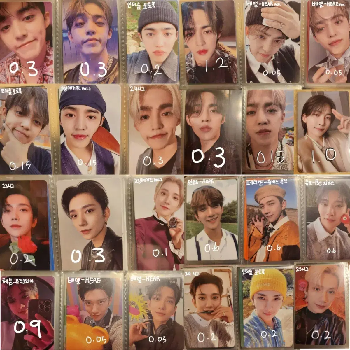 SEVENTEEN photocard sell[s.coupsjeonghan joshua junho wonwoo]heavensfieldersfieldersfieldersnamefather sun