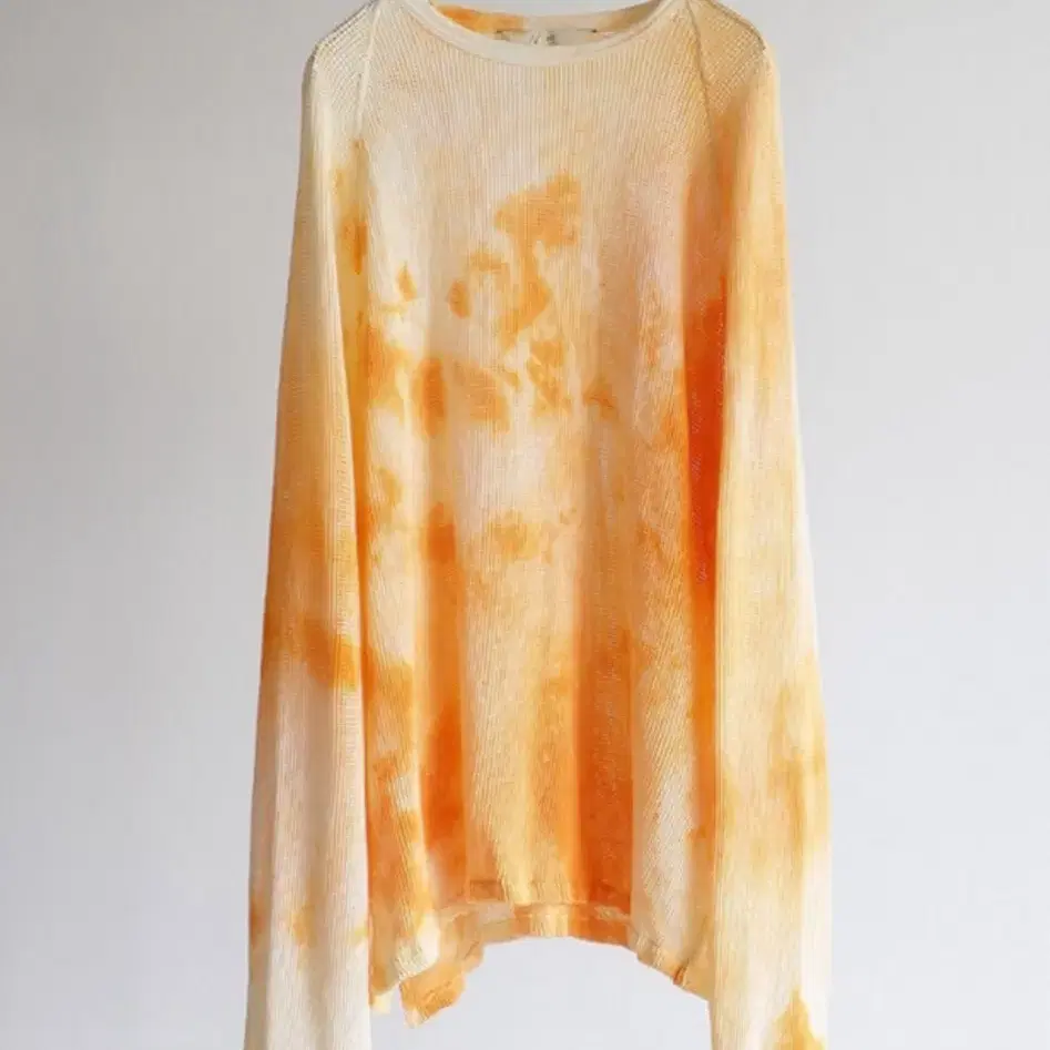 ANCELLM DYED MESH LONG SLEEVE T-SHIRT안셀름