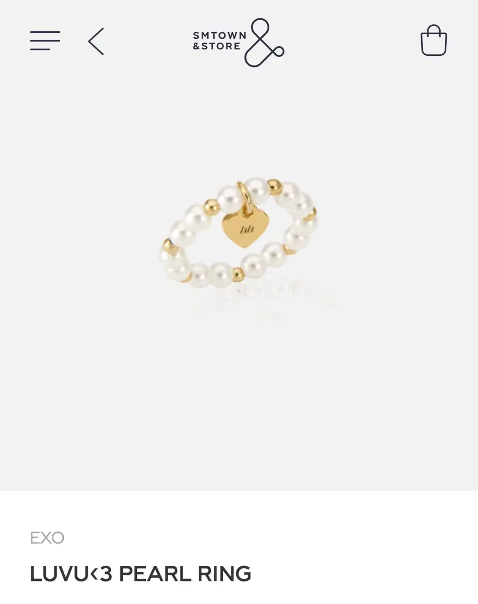 EXO baekhyun Valentine's Day Ring (Official Goods)