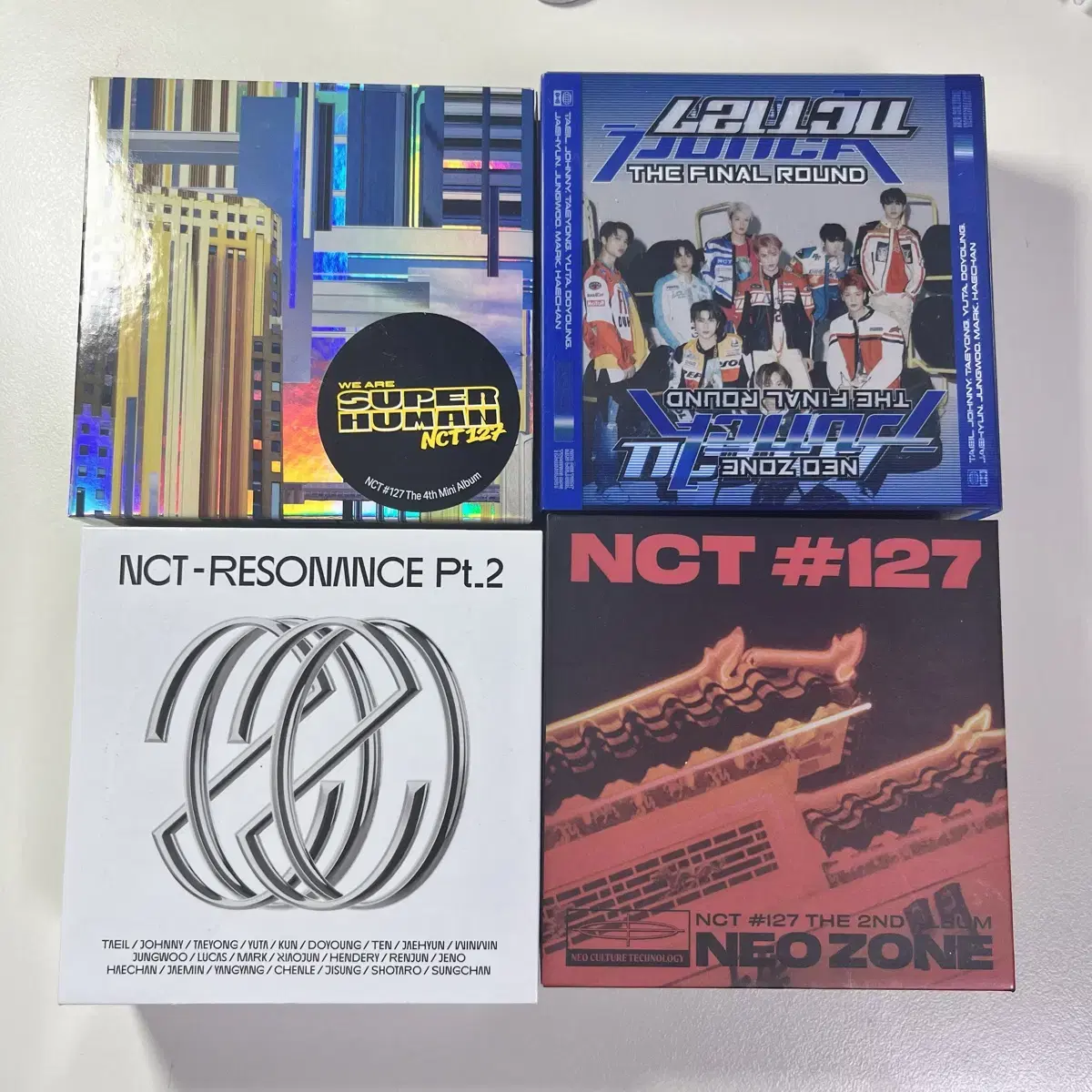 NCT127 키트 앨범 네오존 레조넌스 펀치 슈퍼휴먼 일괄 양도