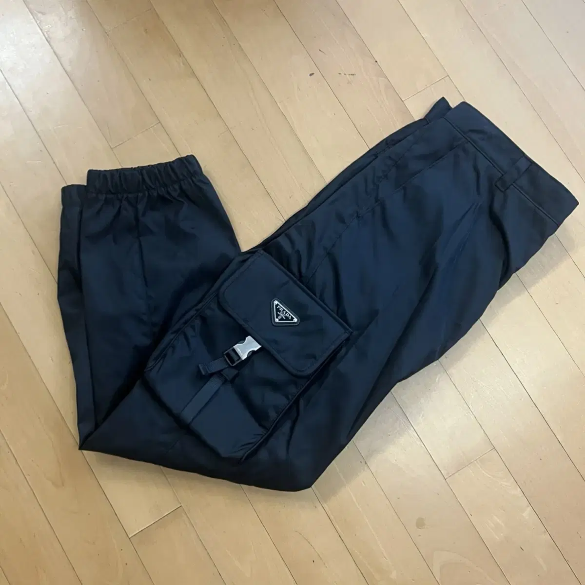 Prada Rina nylon buckle pants