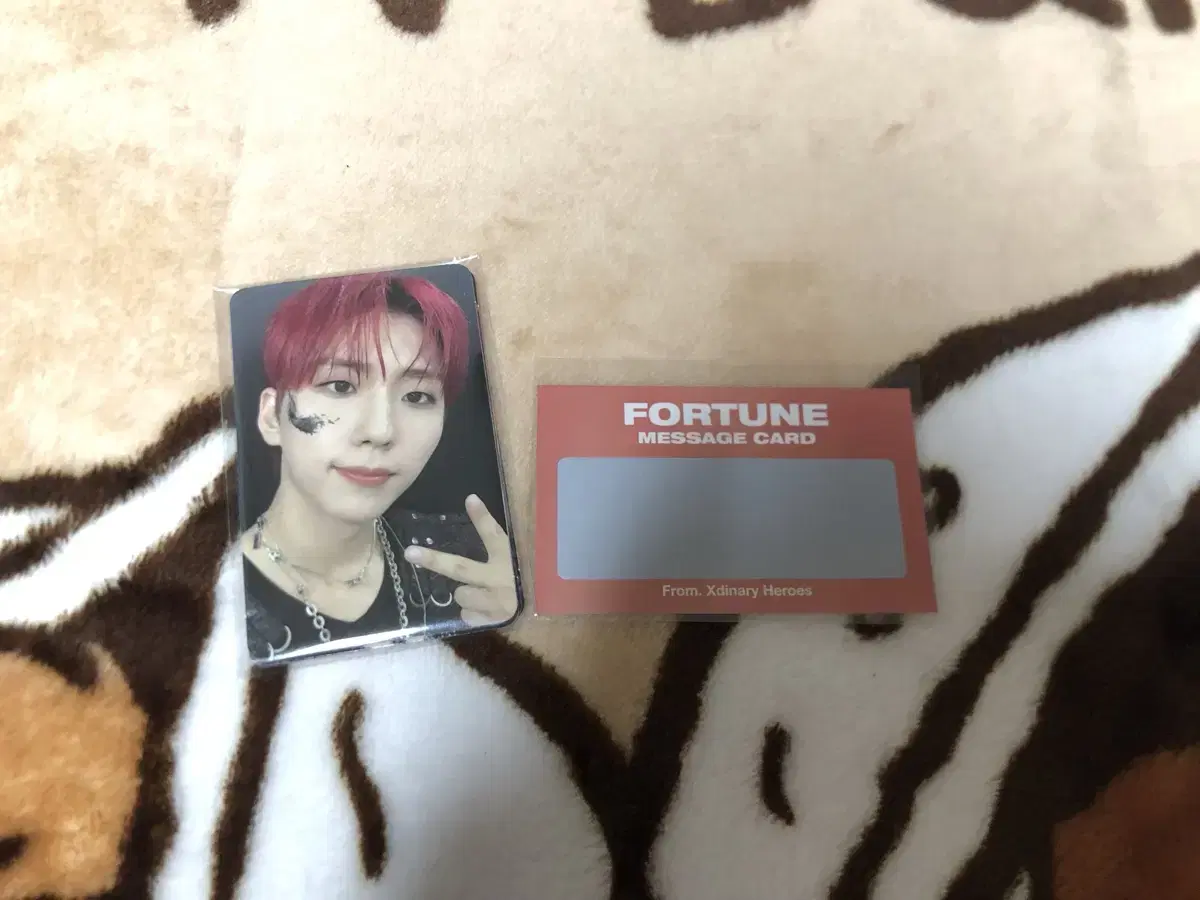 Photocard for the first day of the EXODUS LIVE and FALL concerts