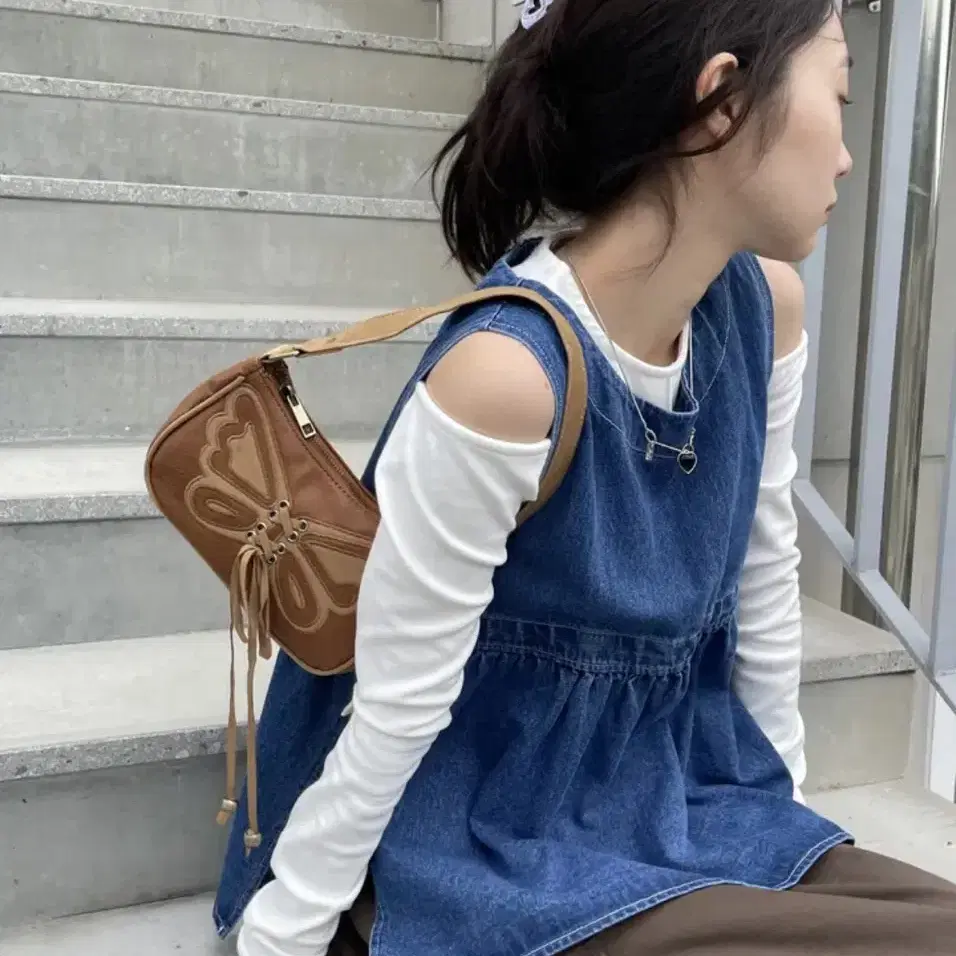 김아홉 ming denim vest