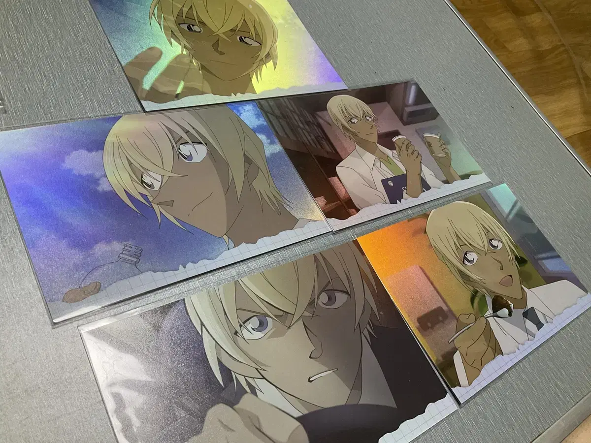 Unsealed)Detective Conan Yongsan pop up Zero's Daily Life Amuro An Ki-joon hologram Postcard