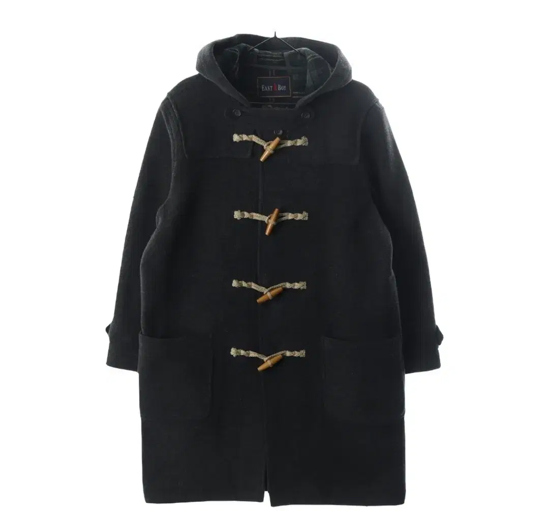 Eastboy Charcoal Hooded Coat