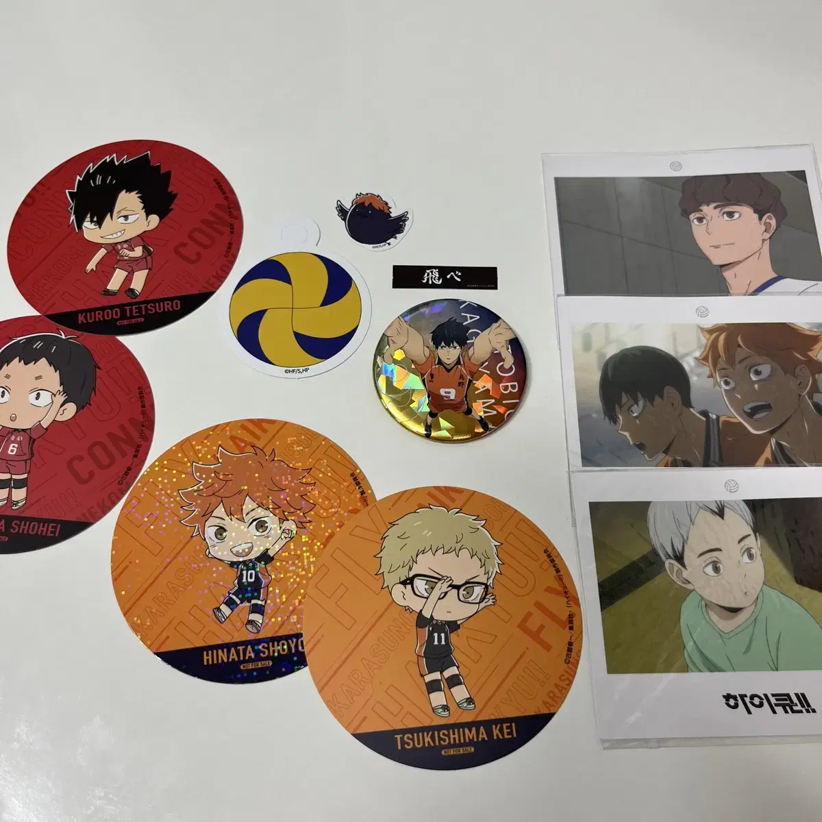 Haikyuu Cola Collaboration Cafe Shinsegae pop up pre-order benefit Tobio Kageyama Canbadge Bulk