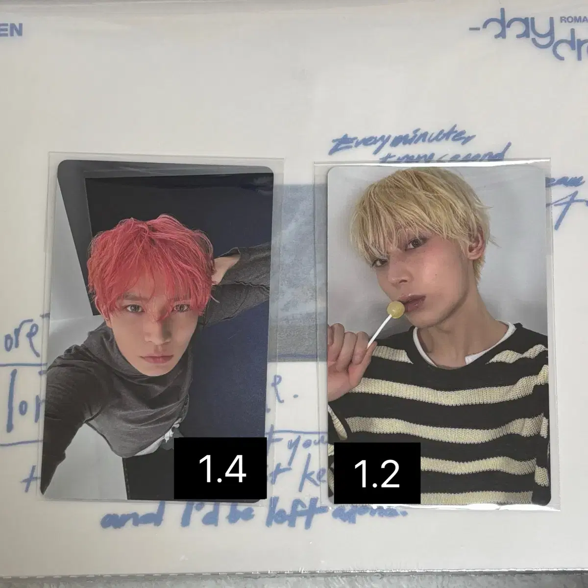 Enhypen Romantold Daydream KakaoTalk pre-order benefit Heeseung, sunwoo photocard Yang