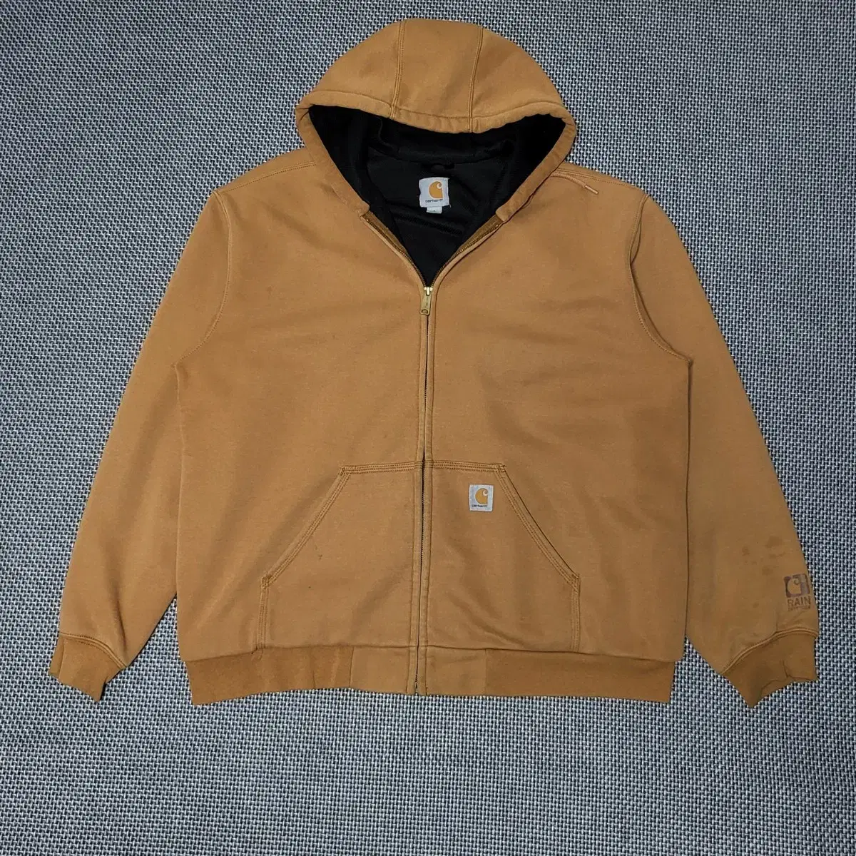 Calhart Thermal Hoodie Zip-up Brown (L/105)