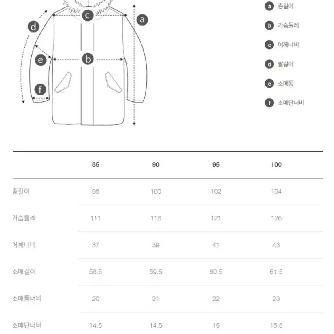 코오롱스포츠 롱패딩