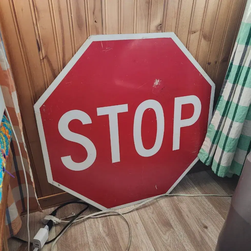 USA 미국 콜렉션 주물 오리지널 메탈 STOP Sign