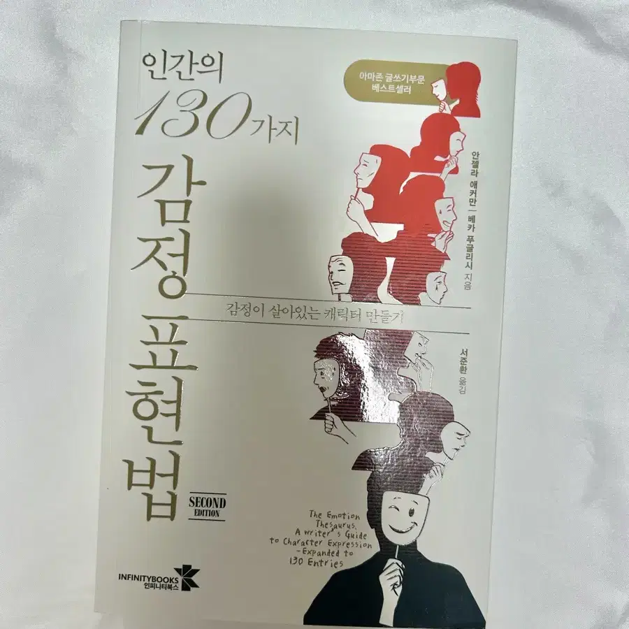 인간의 130가지 감정표현법 책 팝니다