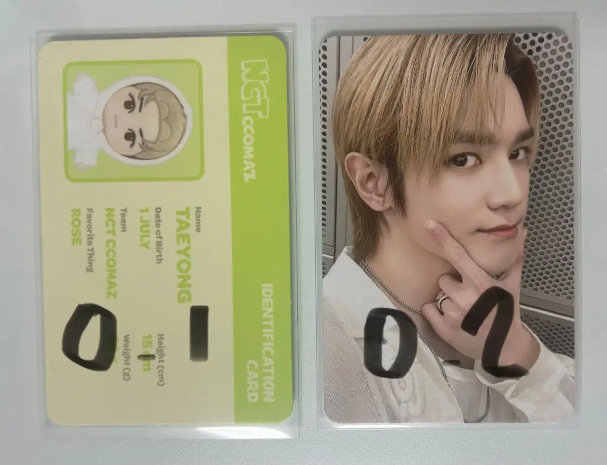 NCT taeyong Kidz tc photocard in bulk