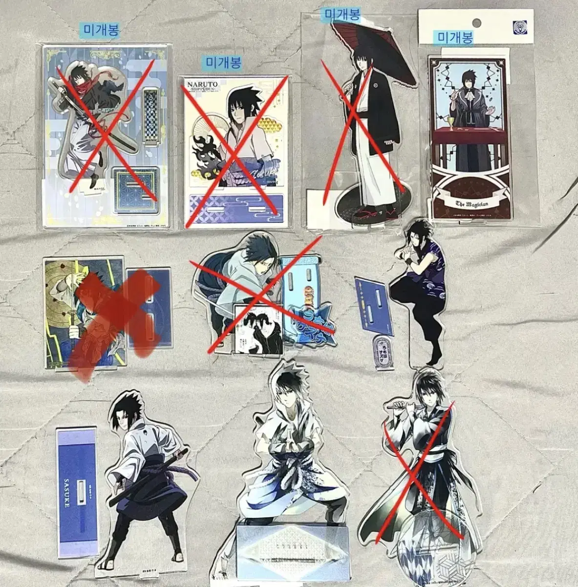 Naruto ) Sasuke acrylic Goods cheap wts / Disposal!