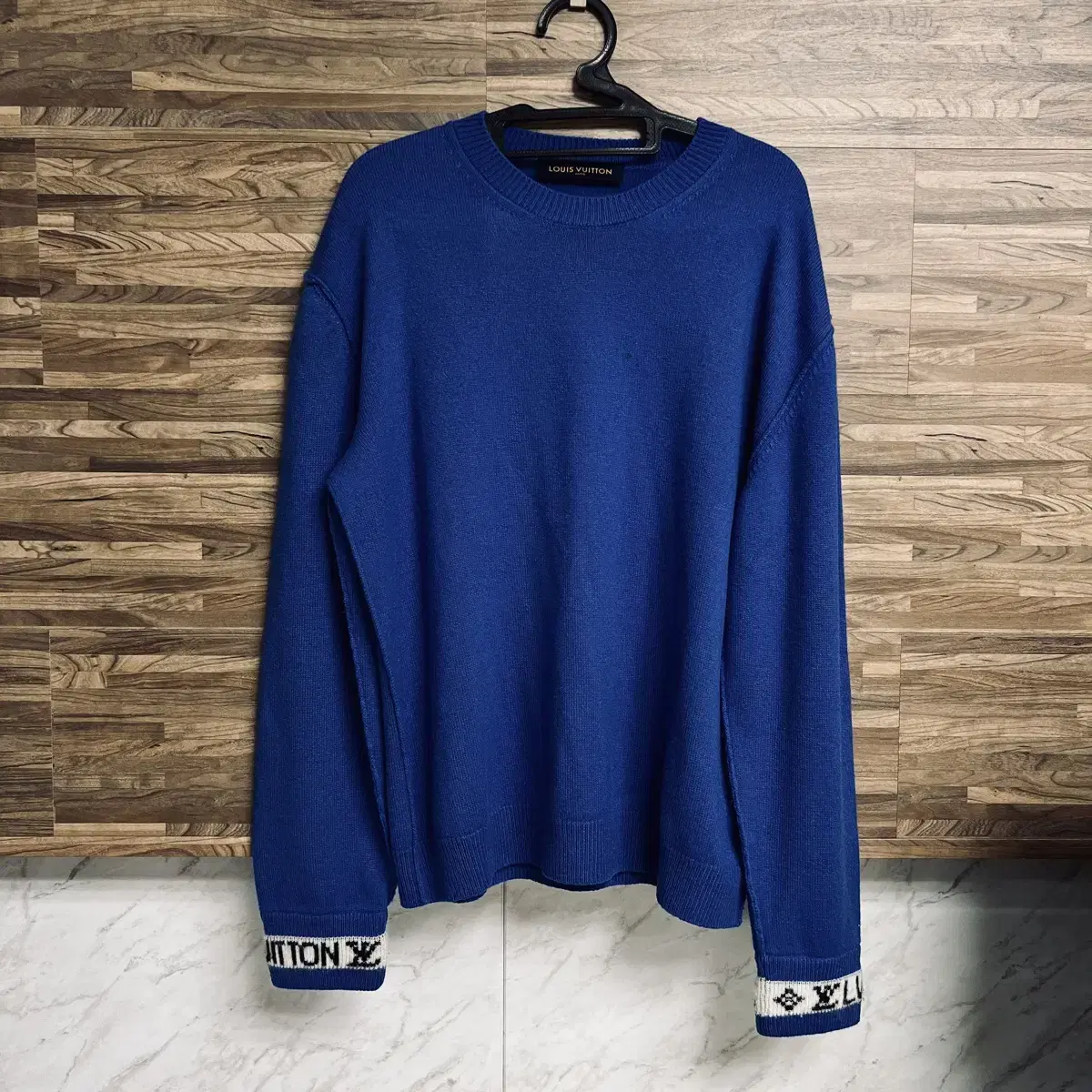 [Same day shipping] Louis Vuitton Cuffed Cashmere Crewneck Knit L