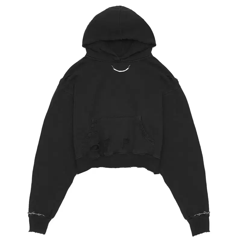 구해요)604service DISTRESSED JEWELRY HOODIE