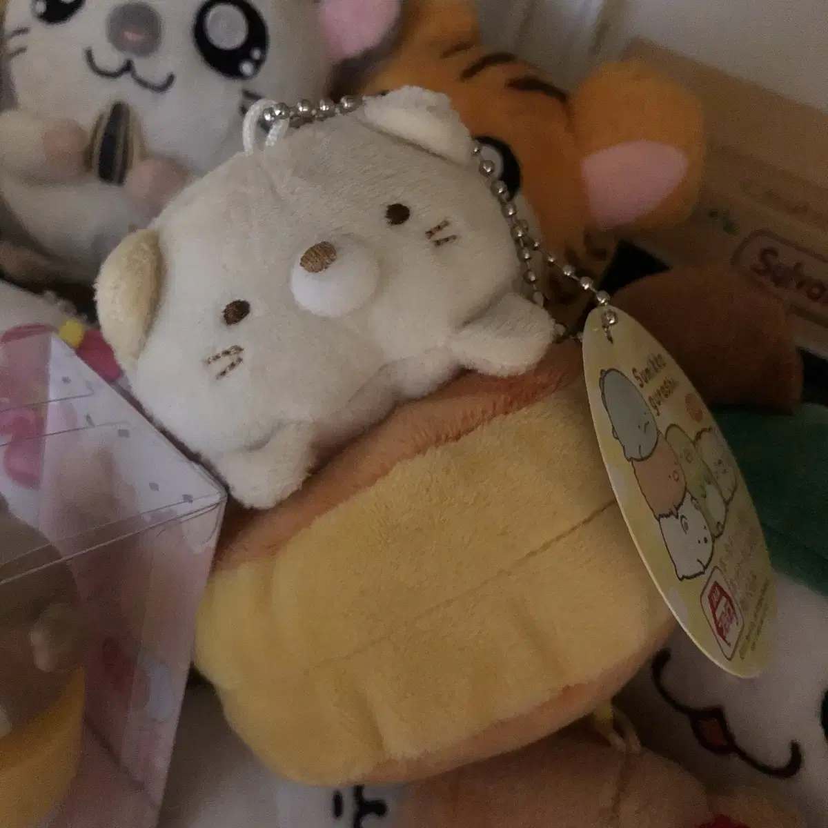 Sumikogurashi Pancake Neko keyring doll Mascot