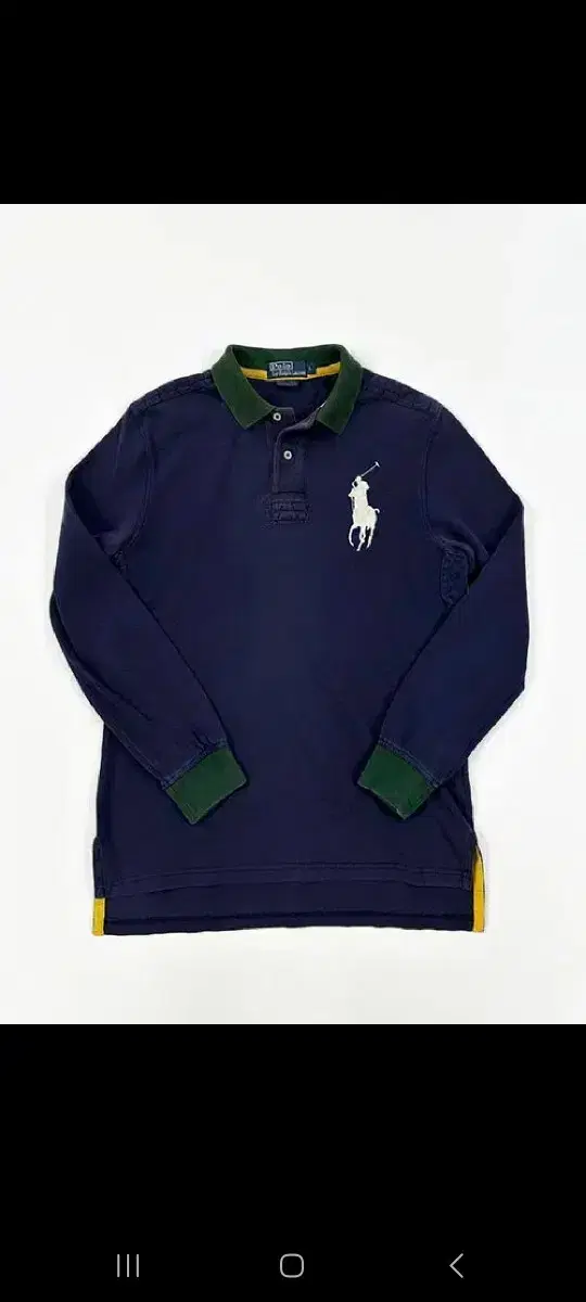 [L] Polo Ralph Lauren Colorblocked rugby T-shirt