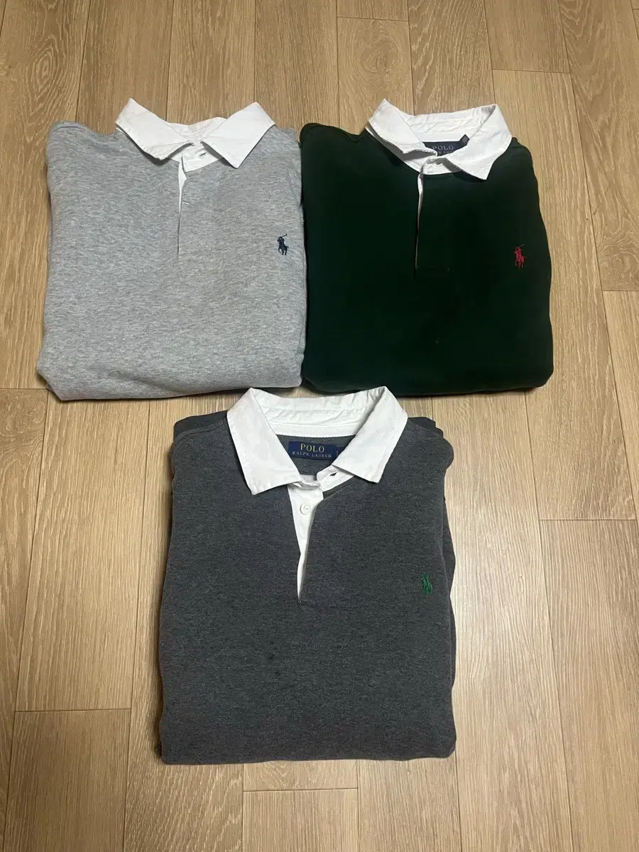 Polo Ralph Lauren Kangaroo Rugby Tee 3 Pieces L