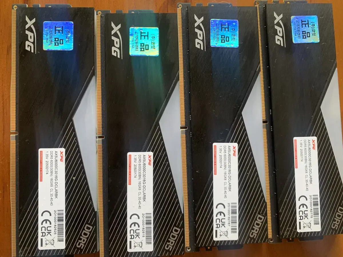 Xpg ddr5 메모리 16기가 2개 cl30