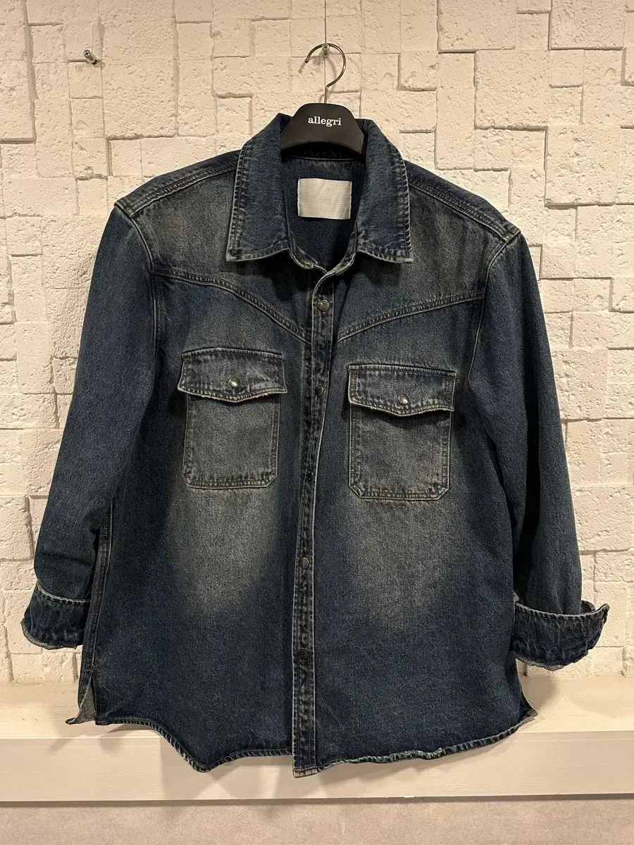 Minave Stonewashed Denim Jacket XL