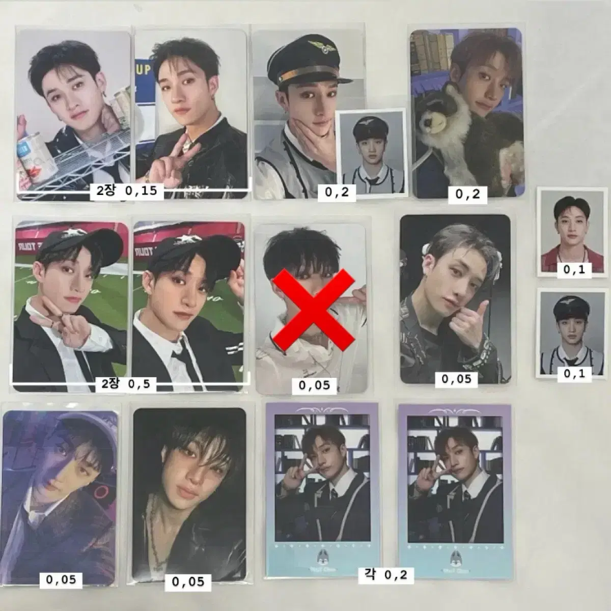 Straykids skz photocard unreleased photocard Alpho Proof ld Pilot Bang Chan