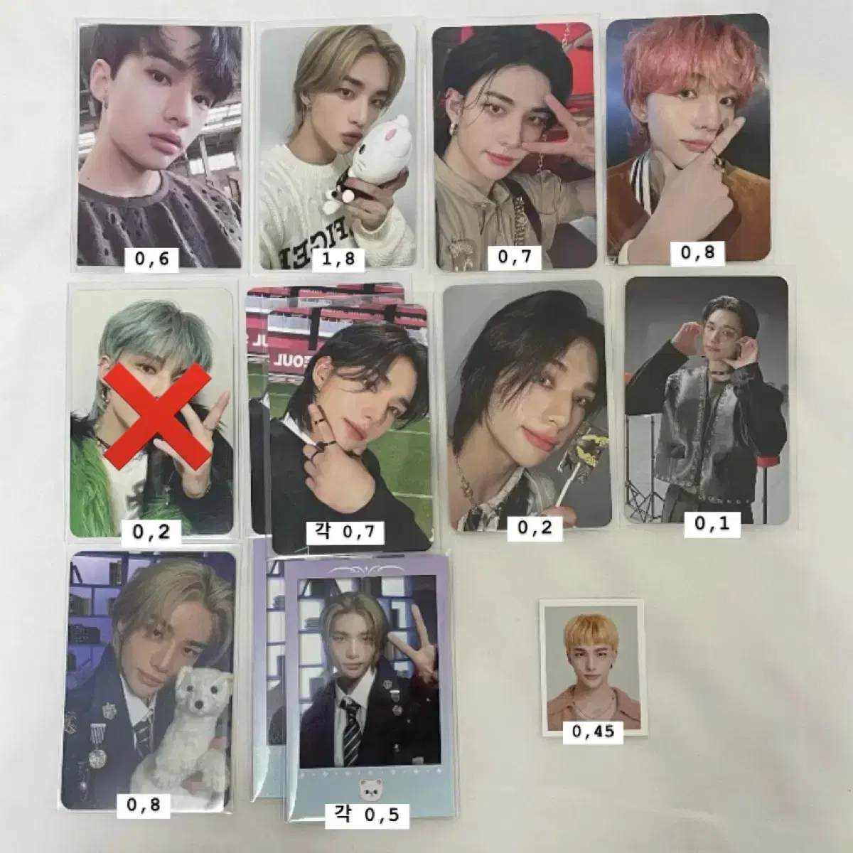 straykids skz photocard unreleased photocard proof photo proof rock special concert chapol hyunjin