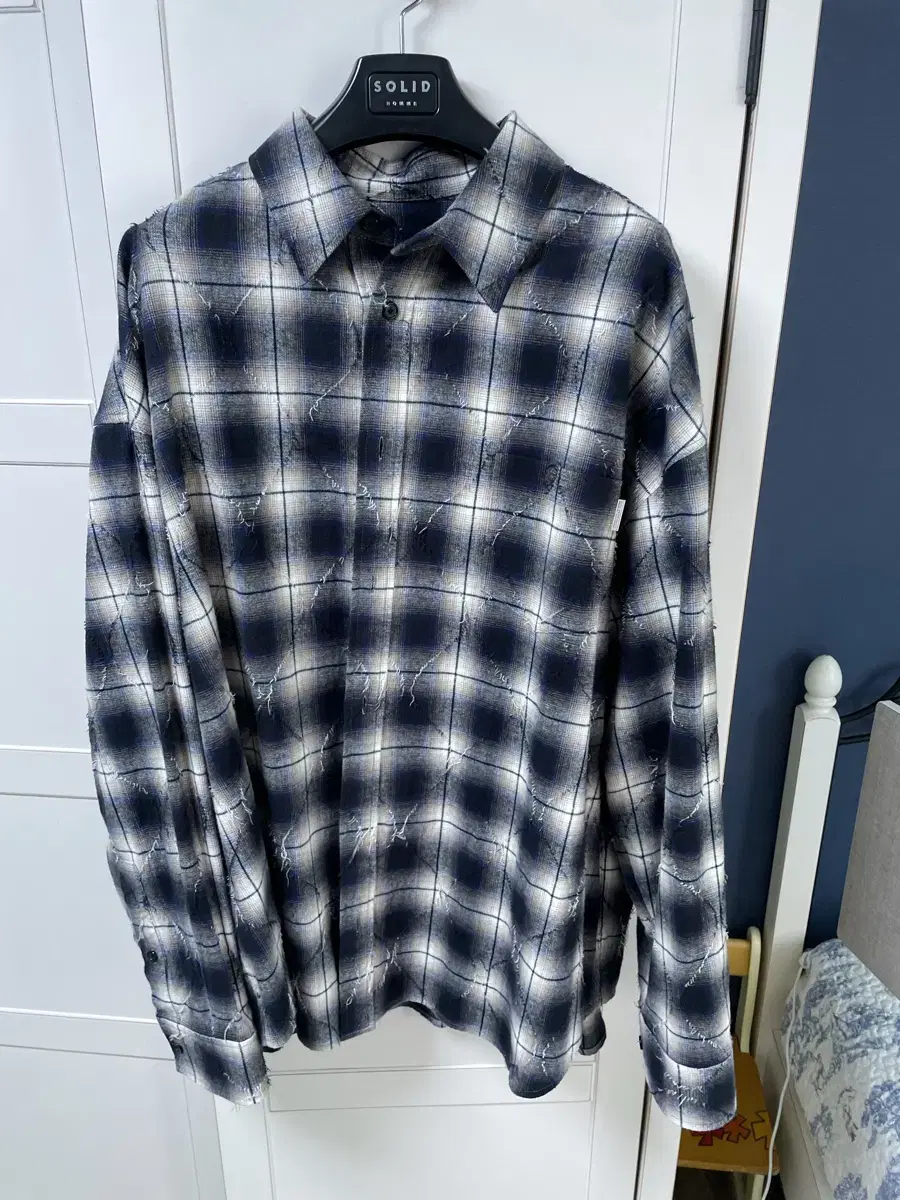 Junge 24FW Argyle Shirt Size 48