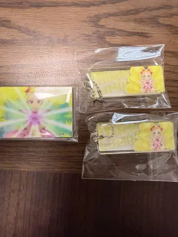 전 프리큐어 전시회 아크릴 블록 키홀더 샤이니루미나스