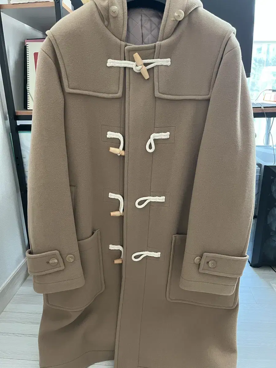 247Duffle coat Beige M size sells