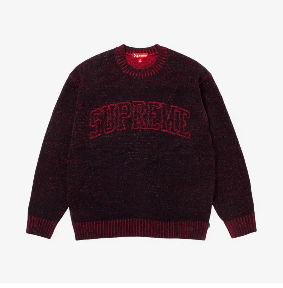 Supreme Contrast Arc Sweater Black - 24S