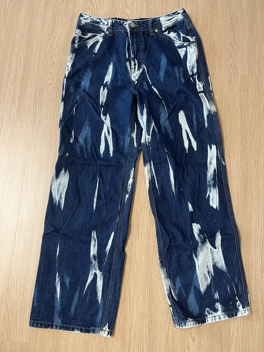 Flavored Tie-Dye Washed Carpenter Denim New in size L for sale