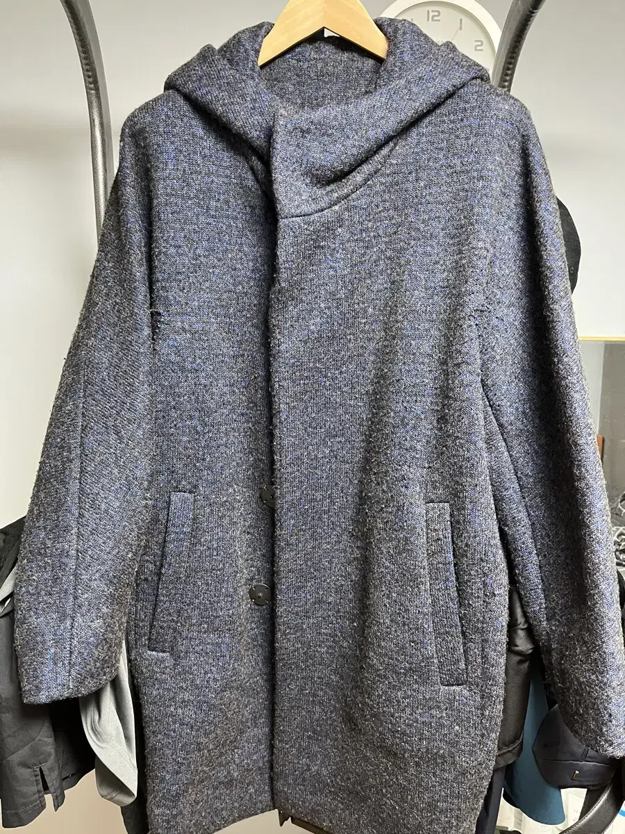 System Homme Hooded Coat