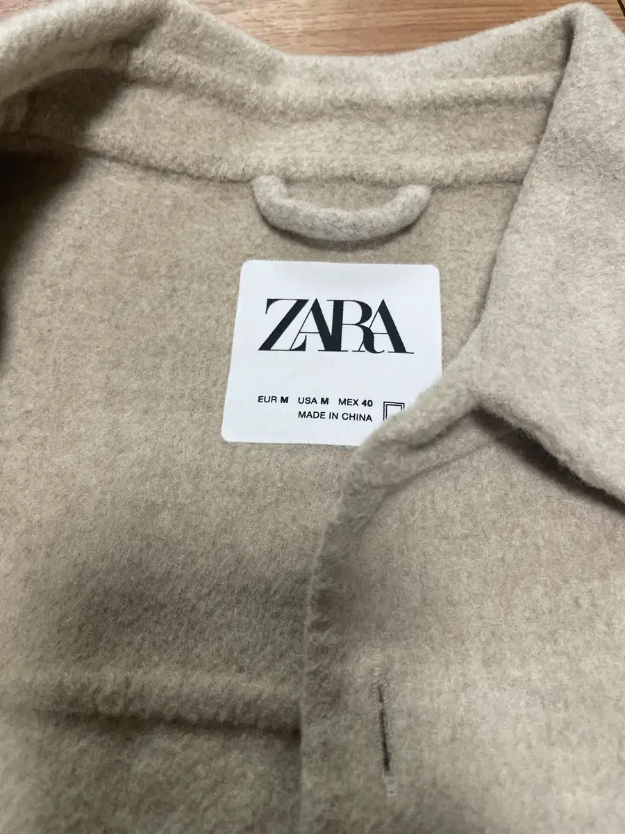 Zara Wool Shirt Jacket