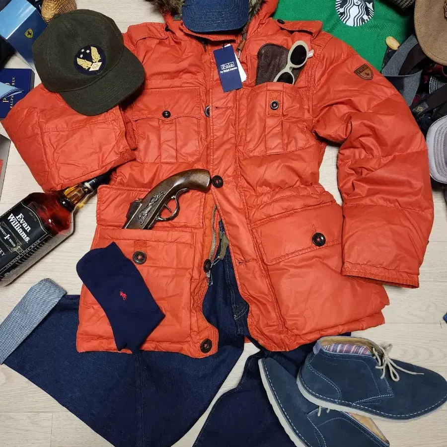 (새상품)POLO RALPH LAUREN 헤비다운 패딩 대장 파카