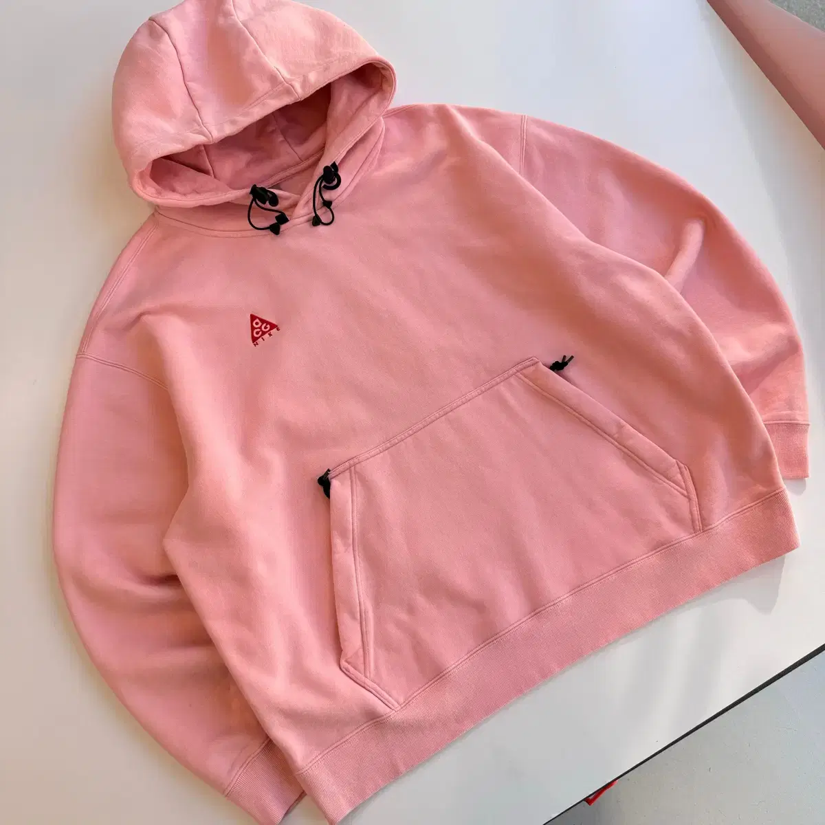 Nike Nike acg hooded rush pink pullover hoodie