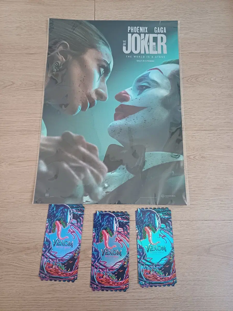 Venom 3 Original Ticket + Joker 2 Poster