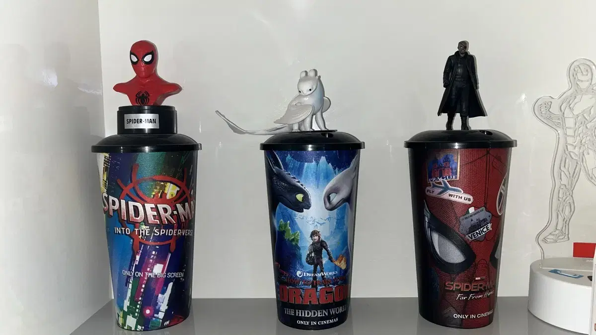 [Half-priced Delivery] CGV How to Train Your Dragon Spider-Man Coke Cup to sell