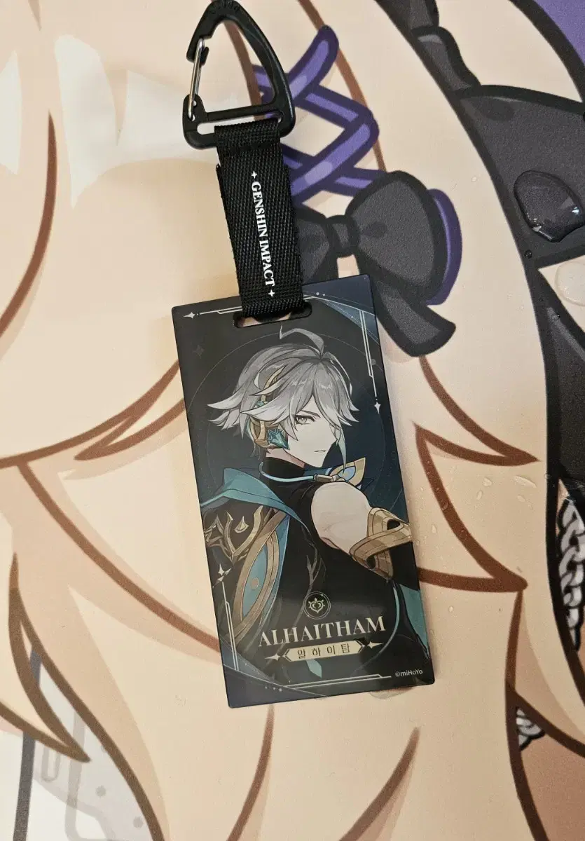 Genshin Impact Cafe Sumerian Carabiner keyring Wanderer in exchange for Alhaytam